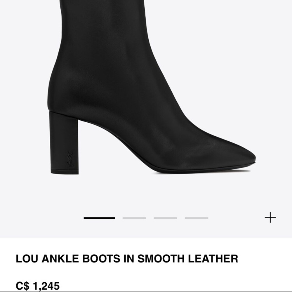 (SOLD) 💖 YSL Lou Ankle Boot size 39 - Picture 9 of 13